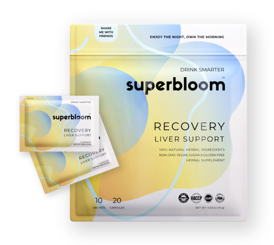 Recovery Liver Support | Natural Vitamins Supplements |Superbloom