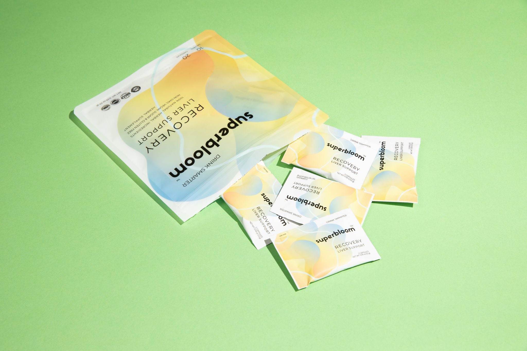 Two Pack Hangover Pills - Recovery Liver Support (2 x 10 Sachet Pack)